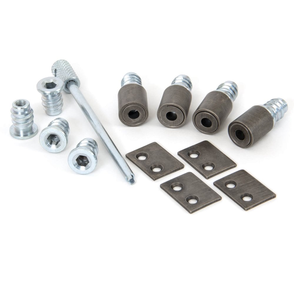Antique Pewter Sash Stops