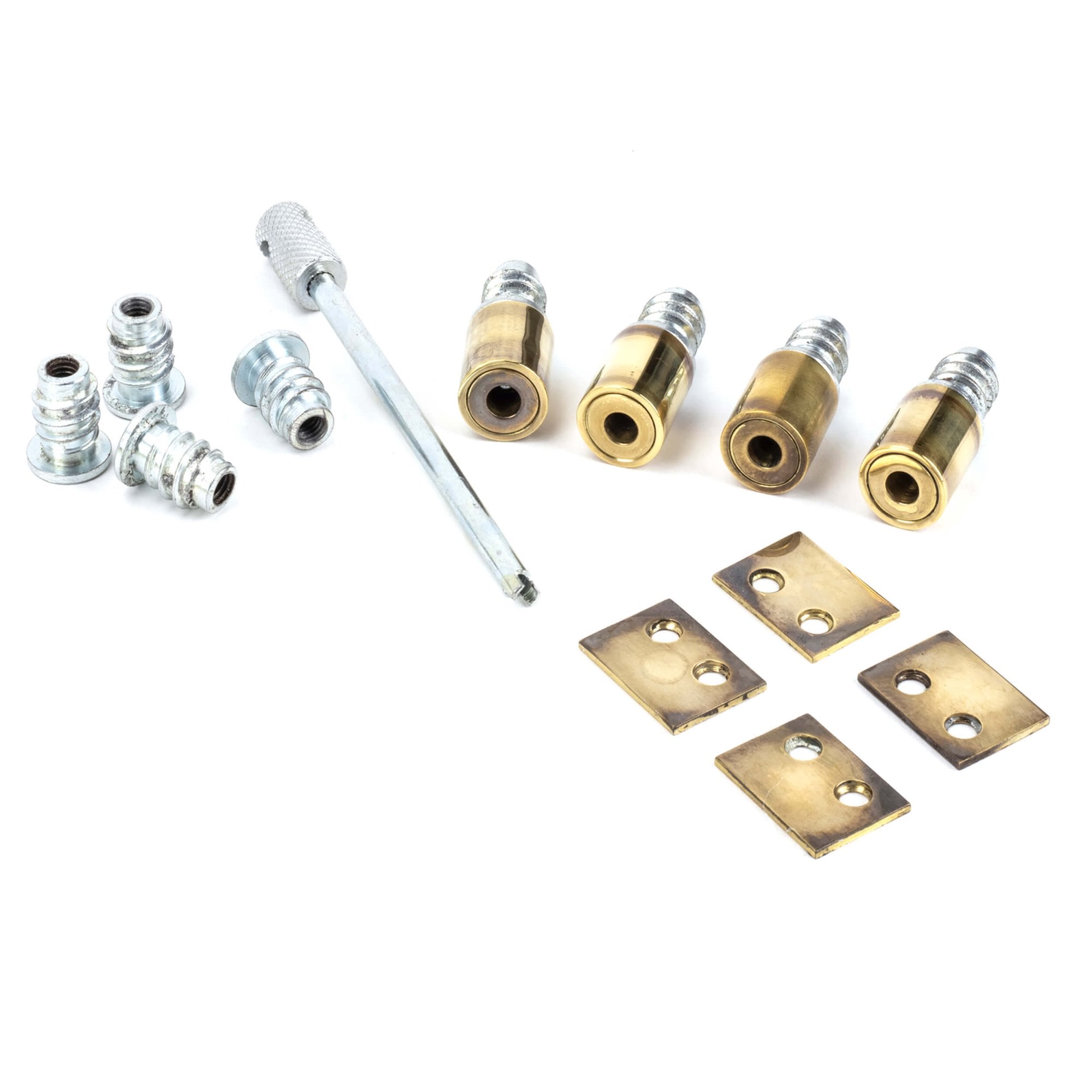 Aged Brass Secure Sash Stops