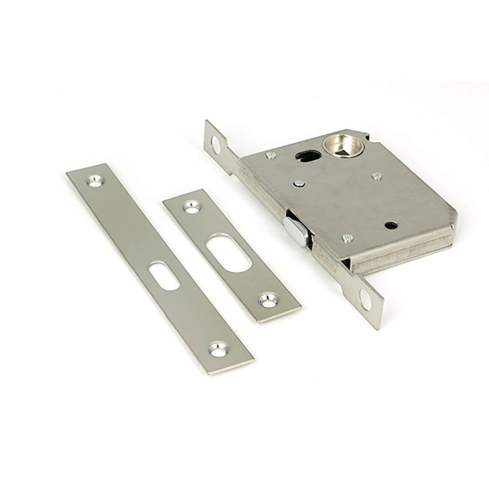 Sliding Door Lock - Polished Nickel