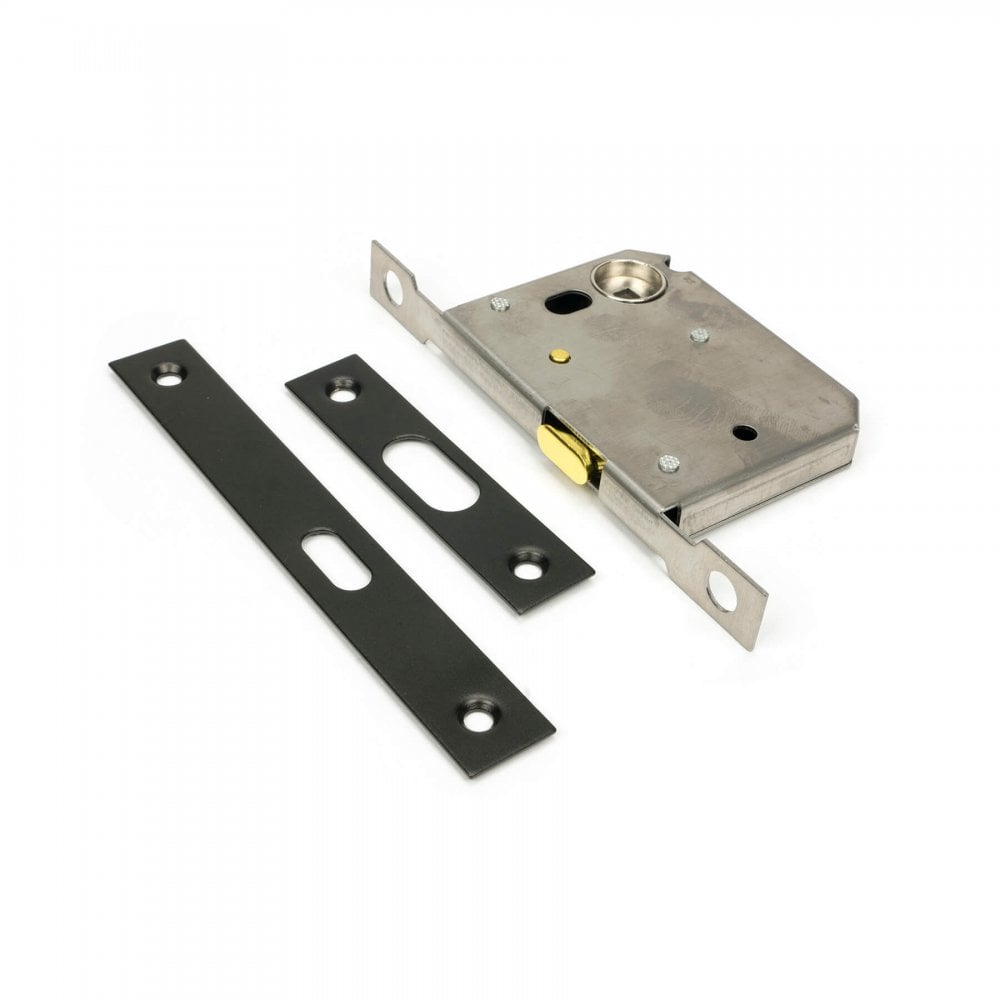 Sliding Pocket Door Lock - Aged Bronze