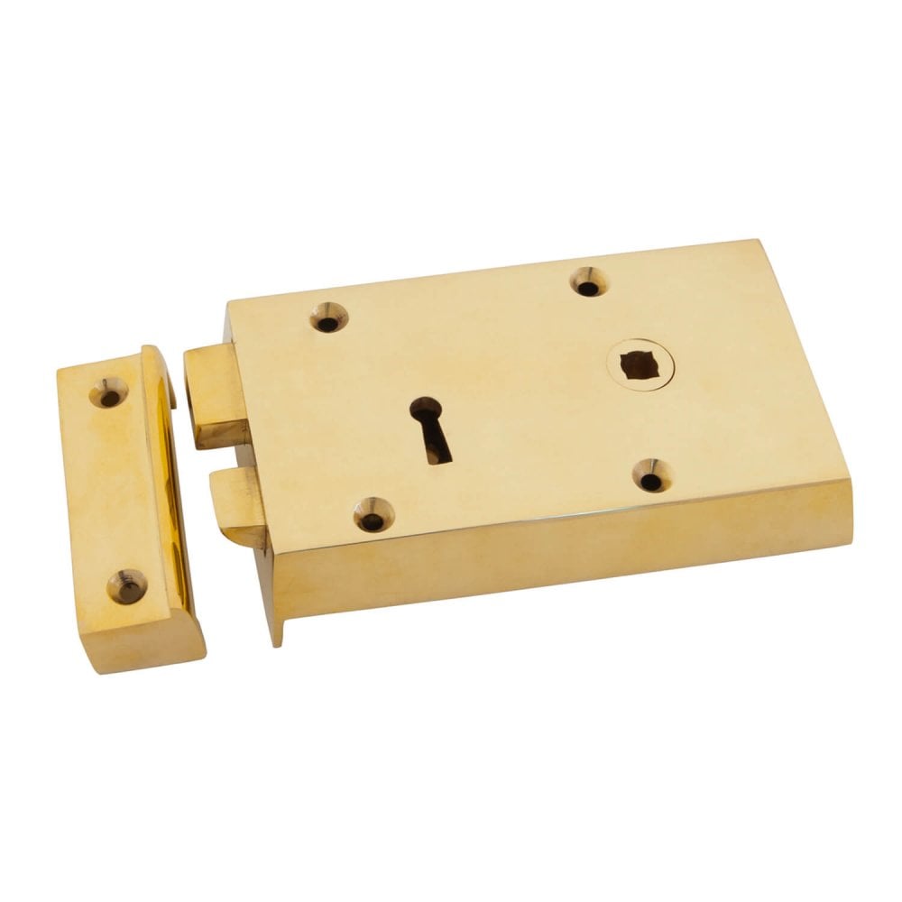 Small Brass Rim Lock