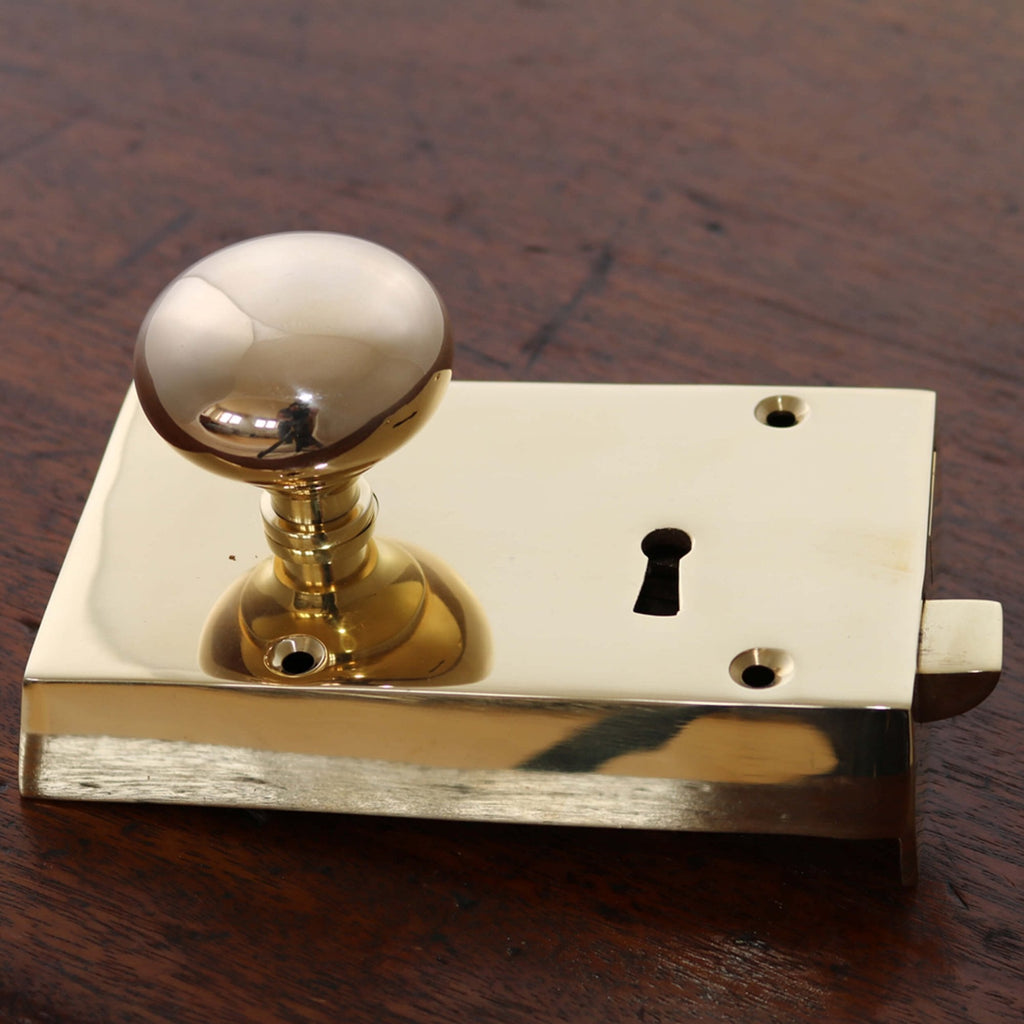 Small Brass Rim Lock