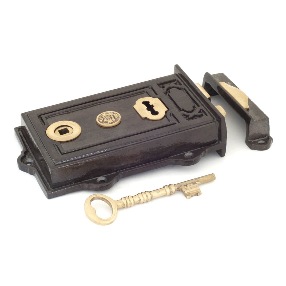 Iron Davenport Rim Lock