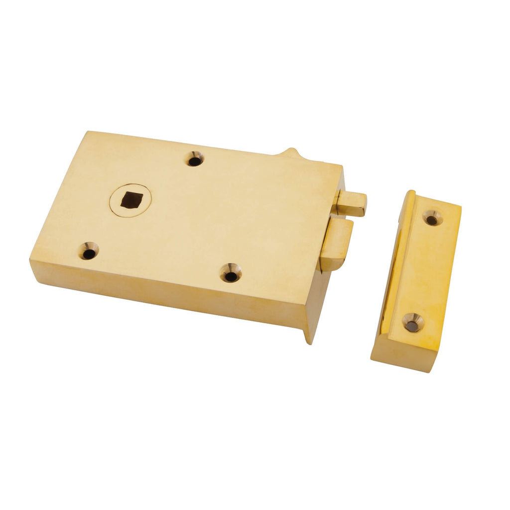 Brass Bathroom Rim Latch