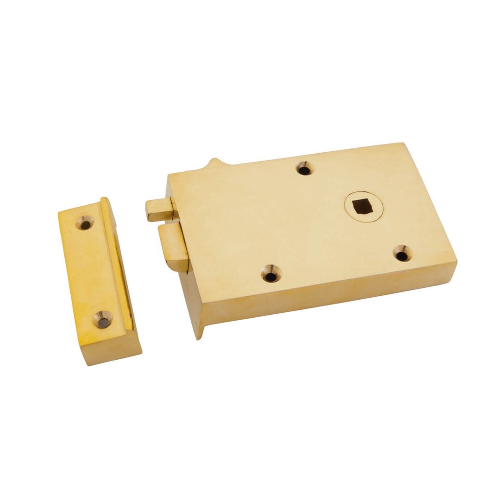 Brass Bathroom Rim Latch