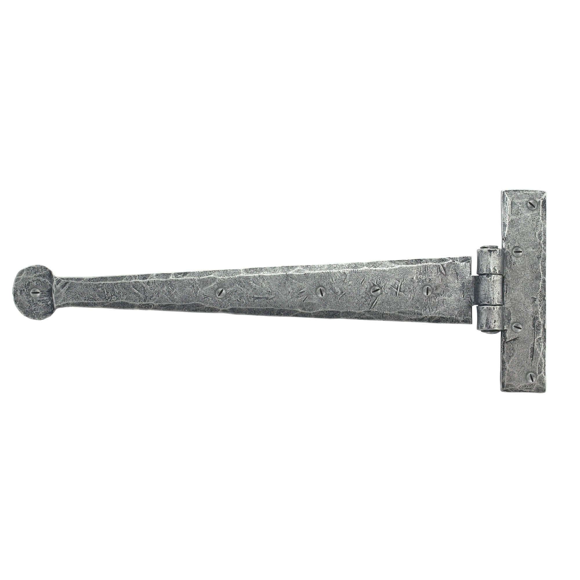 Pewter Penny End T Hinges - 4 - 22