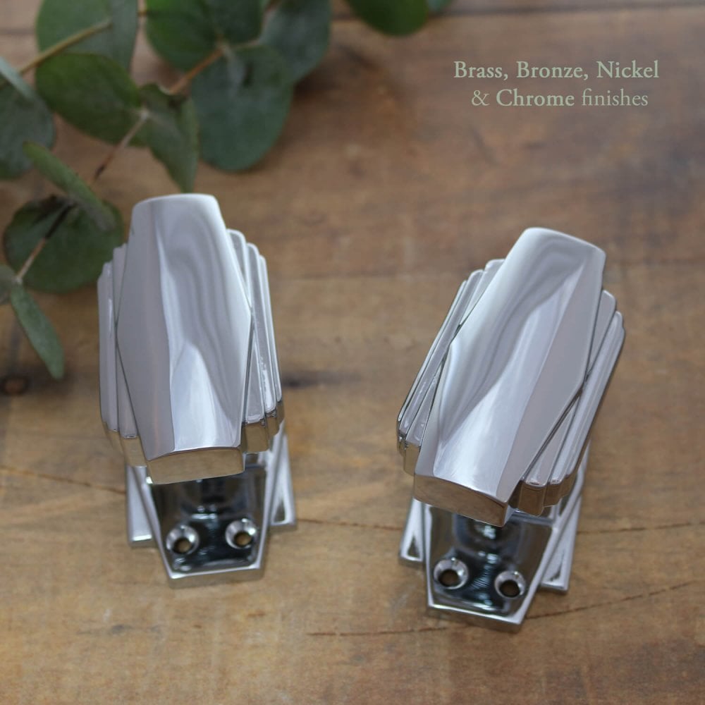 Art Deco Mortice or Rim Knobs