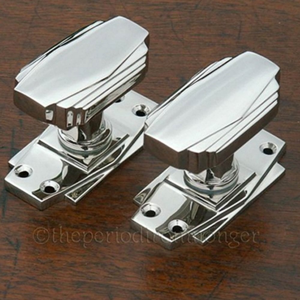 Art Deco Mortice or Rim Knobs