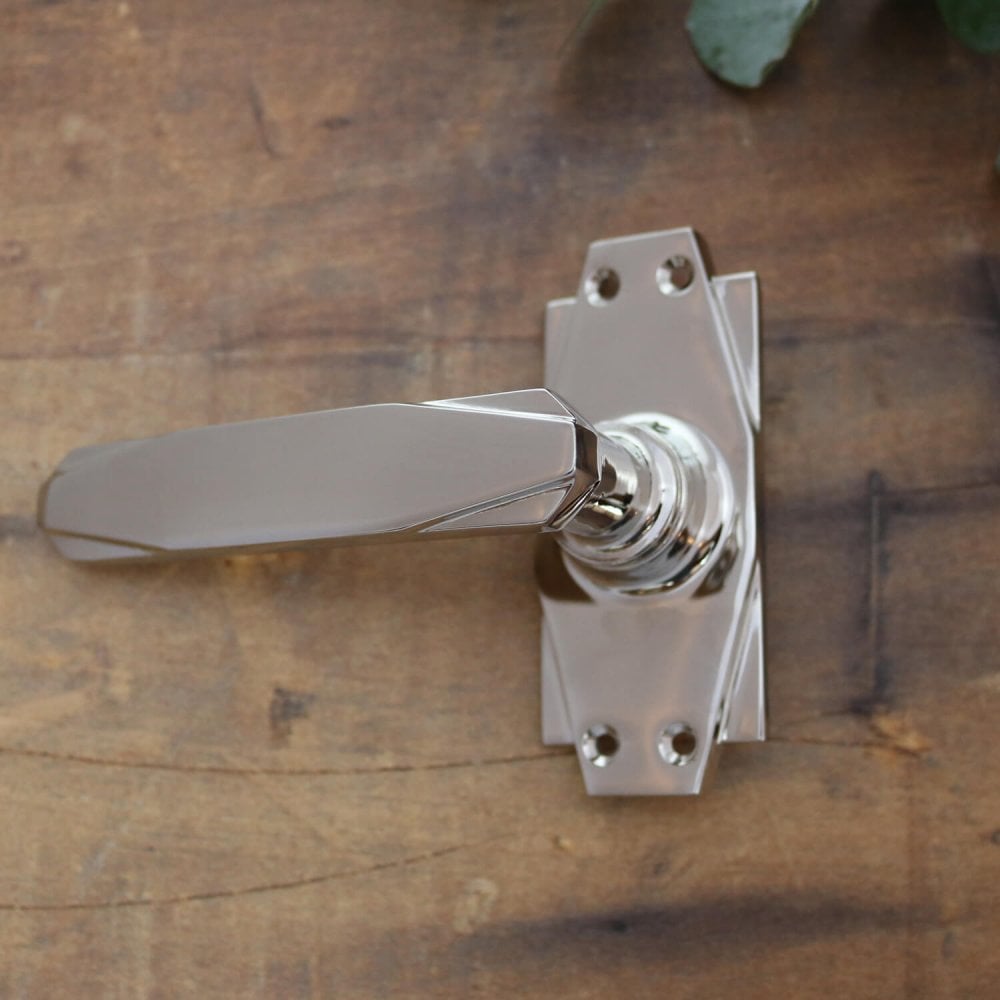 Art Deco Lever Latch Handles