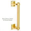 Stepped Finials Pull Handle