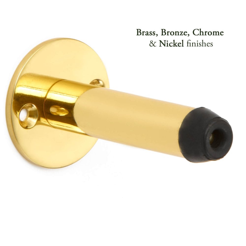 Pedestal Door Stop on Round Rose