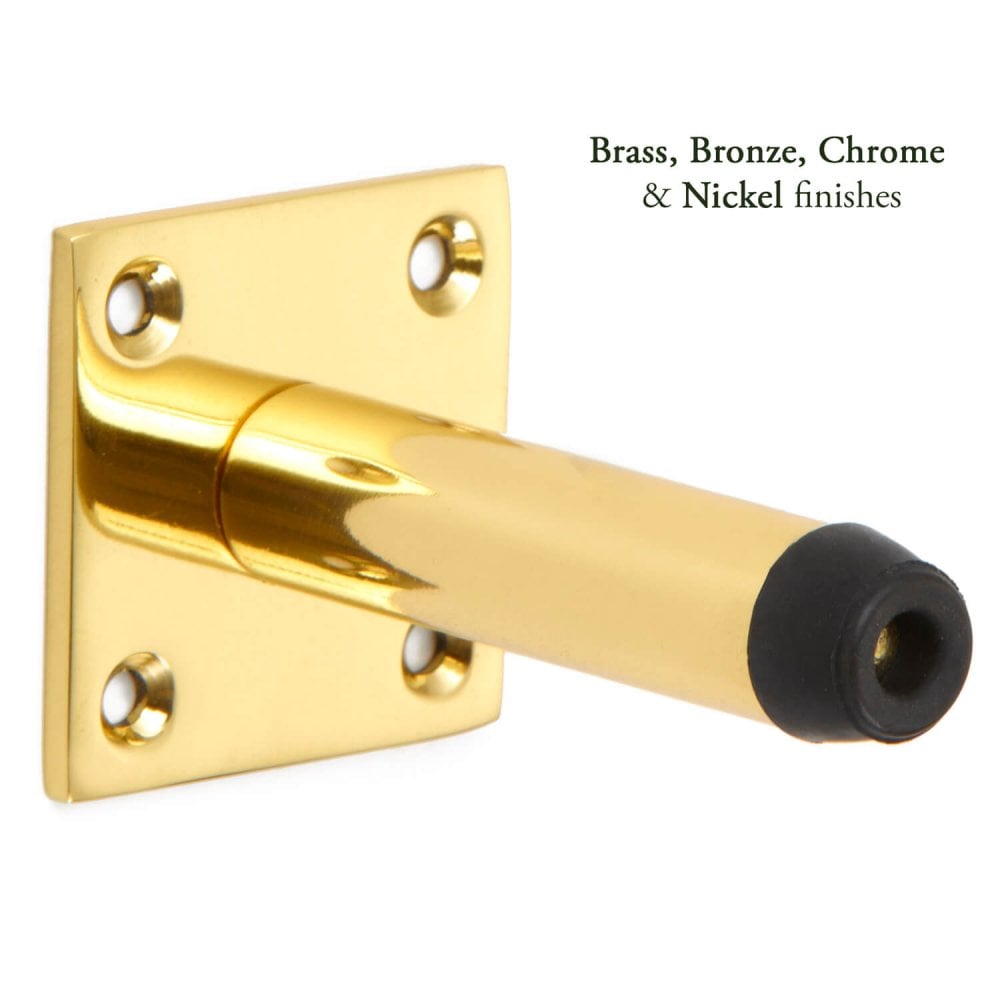 Pedestal Door Stop on Square Rose