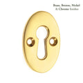 Oval Open Escutcheon