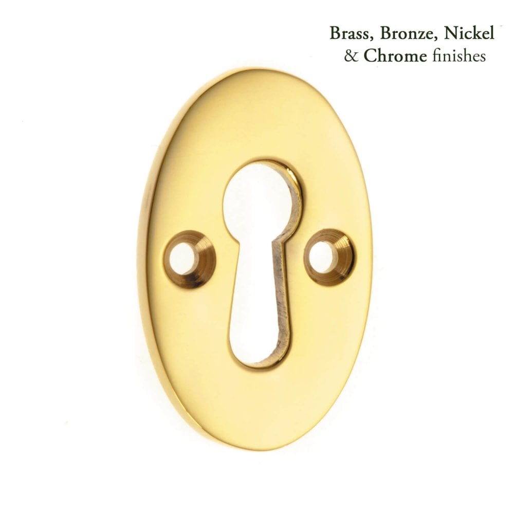 Oval Open Escutcheon