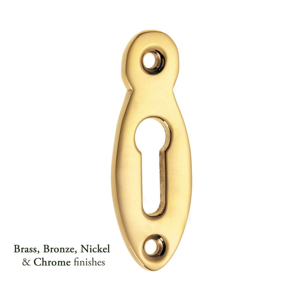 Pear Drop Open Escutcheon