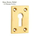 Plain Oblong Escutcheon