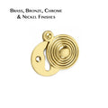 Reeded Covered Escutcheon