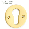 Round Euro Profile Escutcheon