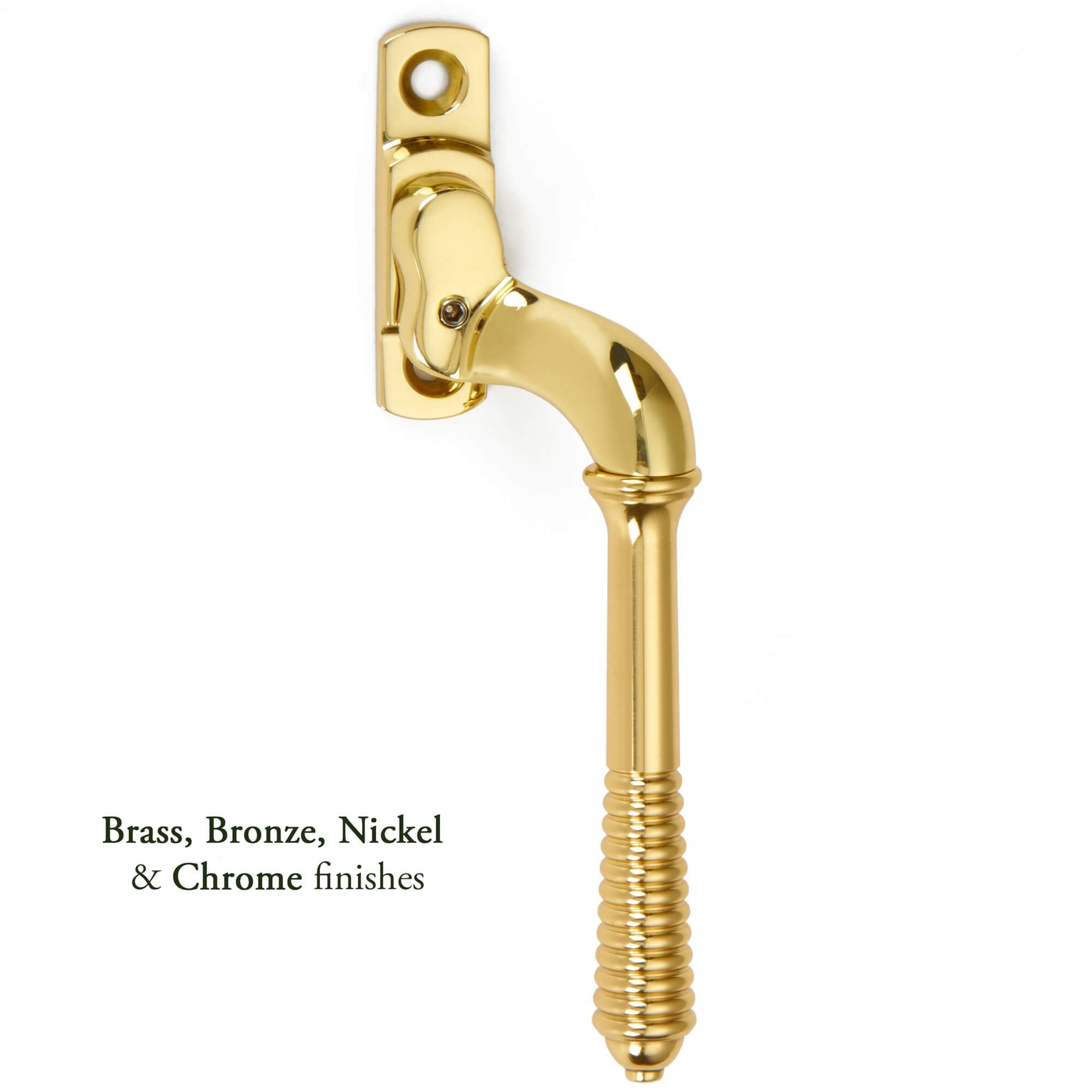 Narrow Reeded Espagnolette Fastener