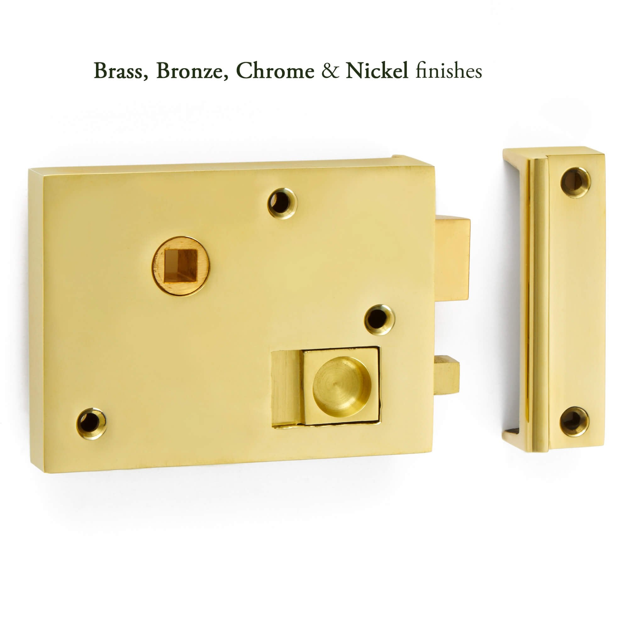 Plain Bathroom Rim Latch