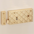 Herringbone Rim Lock