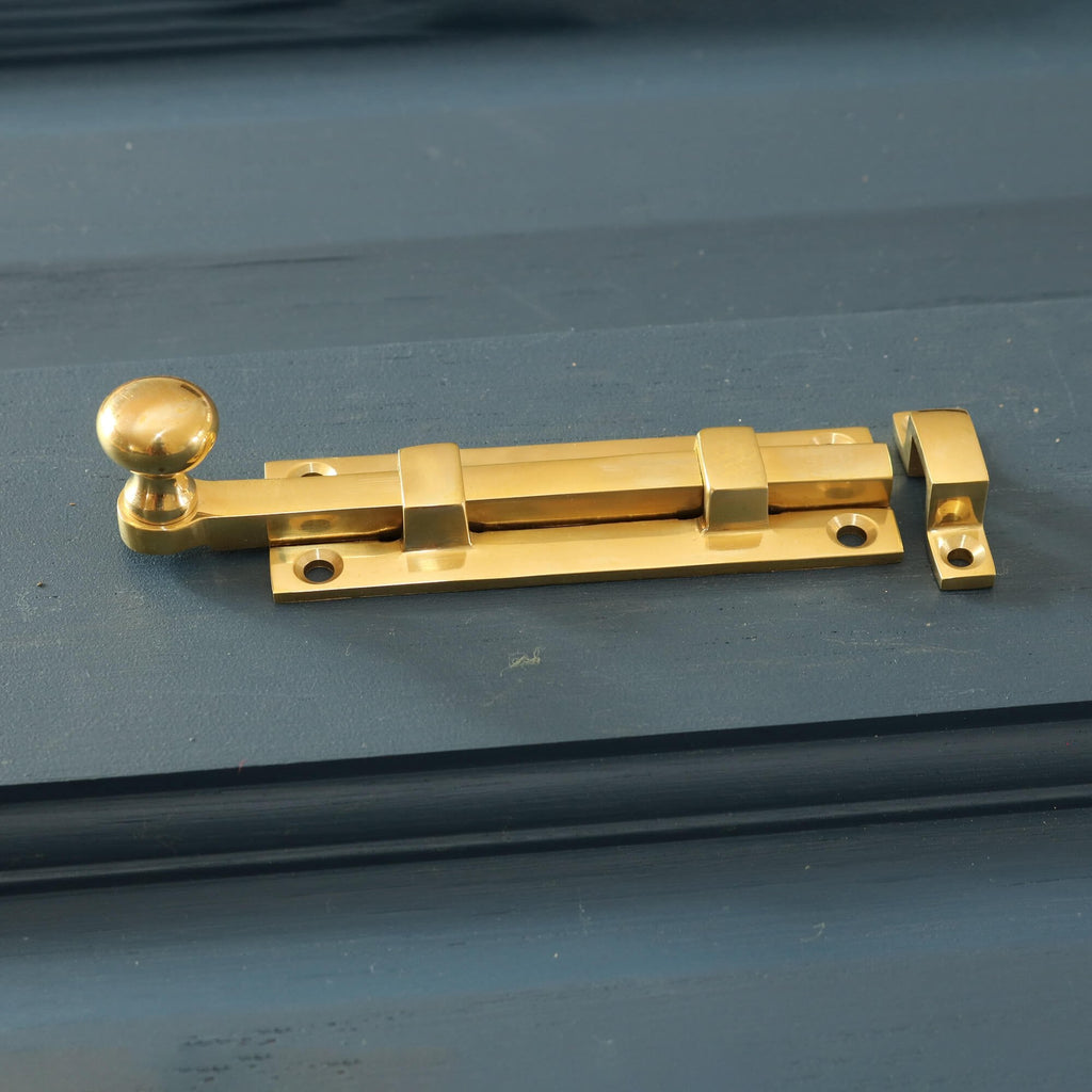 Unlacquered Brass Straight Bolt