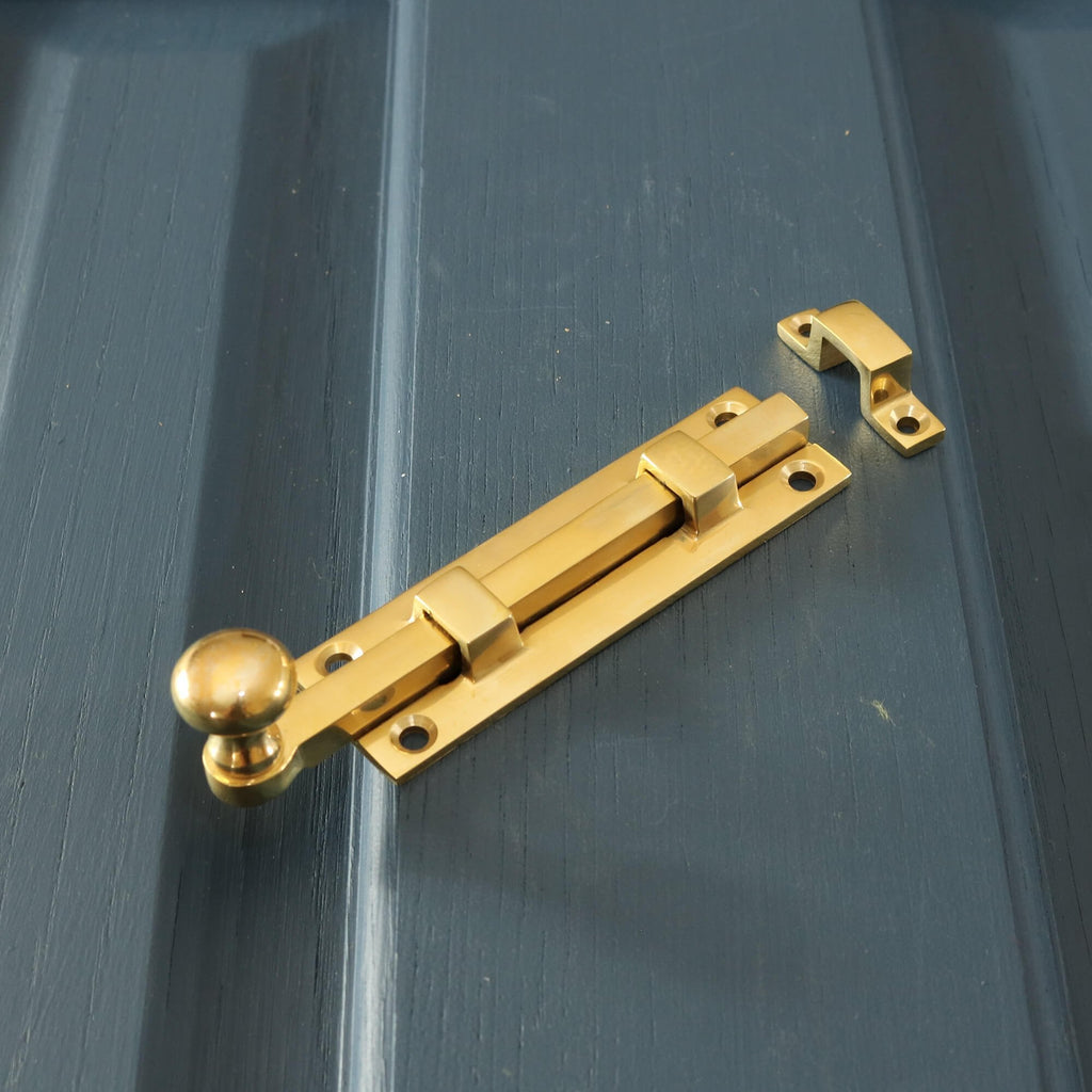 Unlacquered Brass Straight Bolt