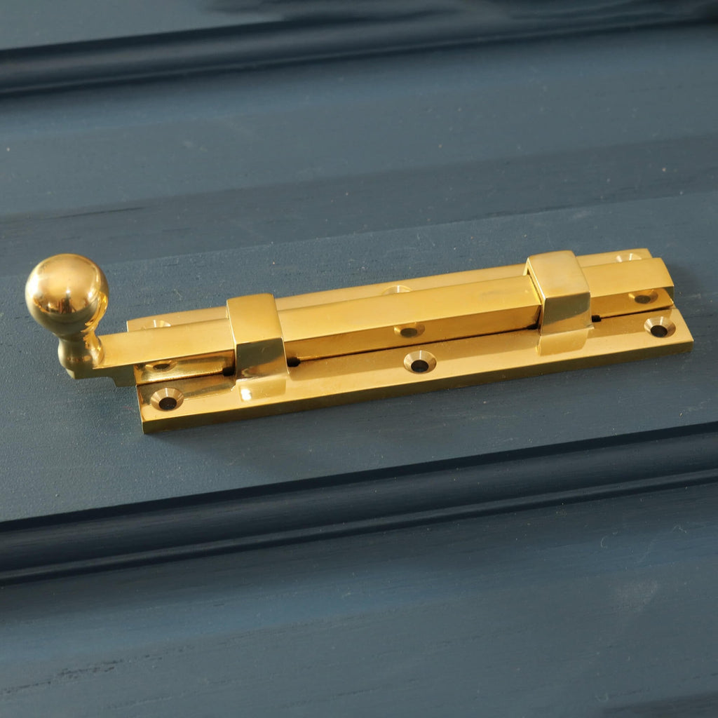 Unlacquered Brass Straight Bolt