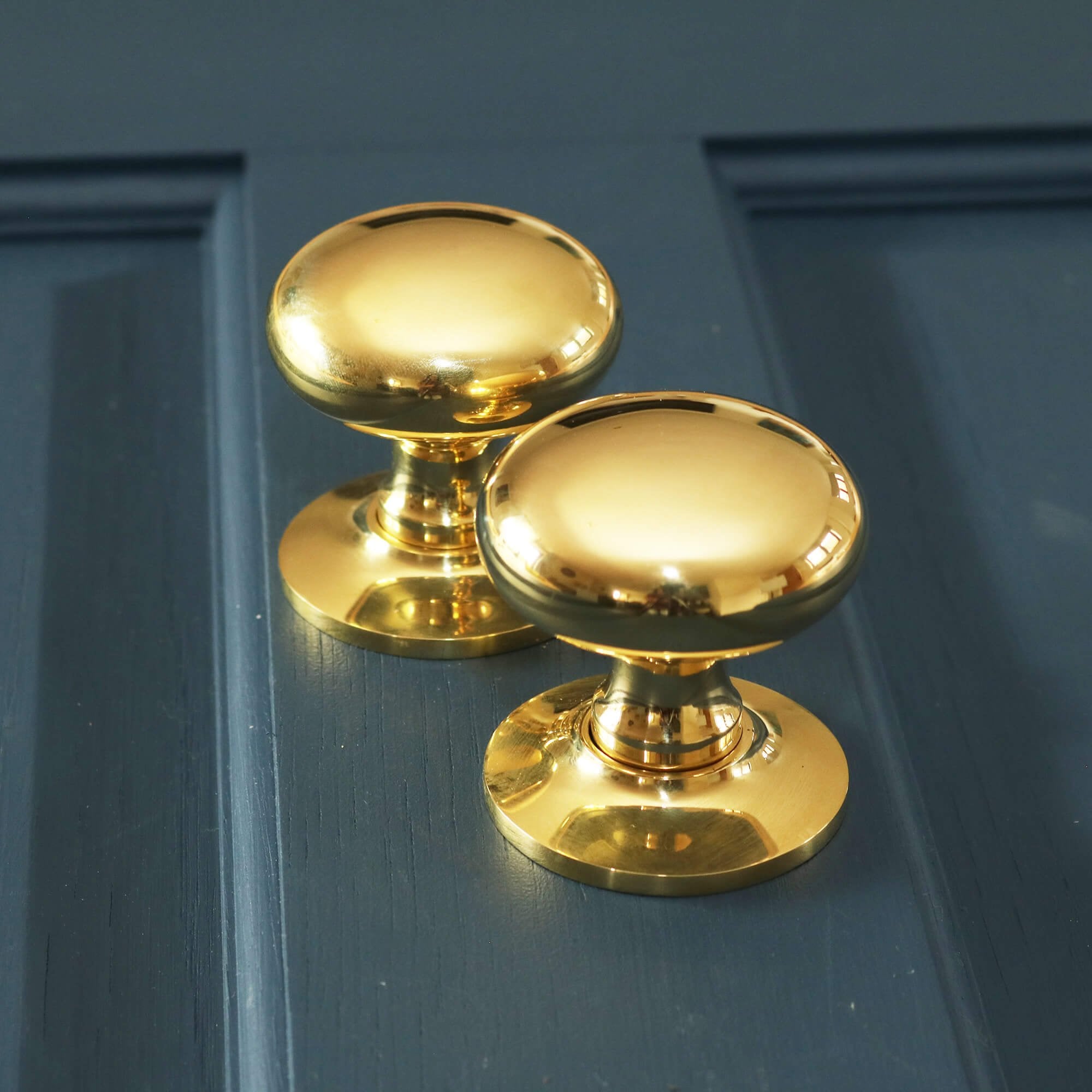 Hatton Unlacquered Brass Cushion Door Knob