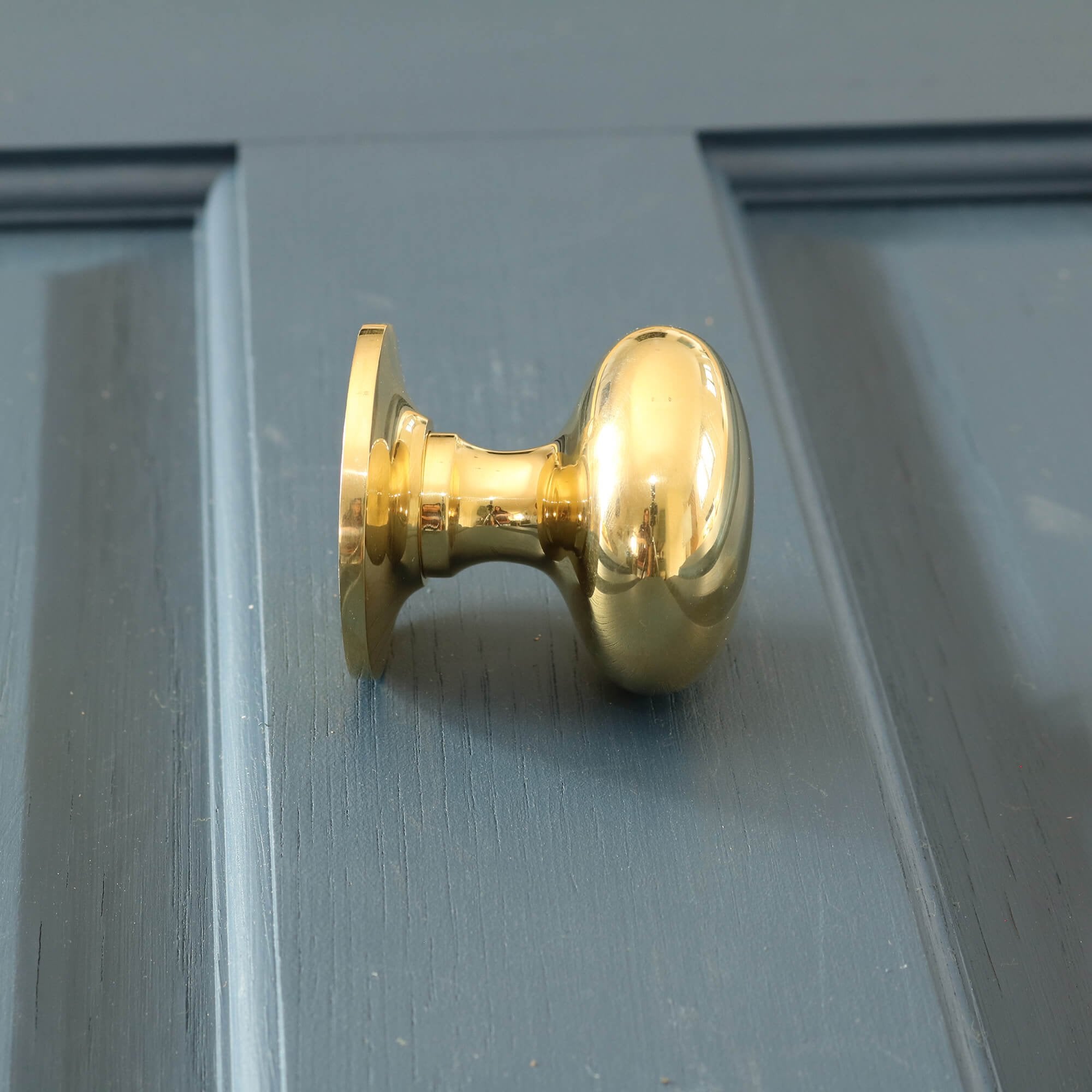 Hatton Unlacquered Brass Cushion Door Knob