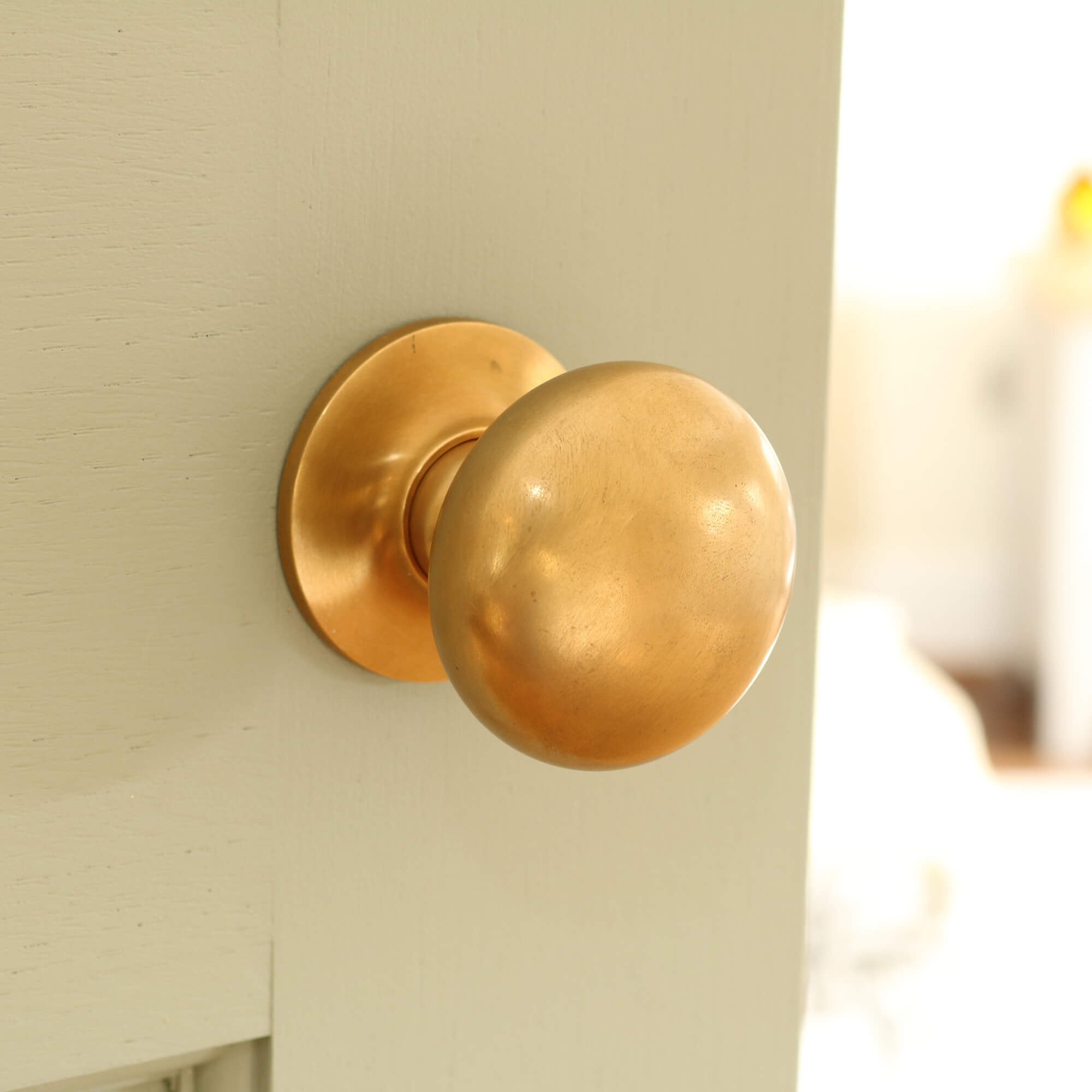 Hatton Aged Brass Cushion Door Knob