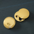 Brass Hatton Round Covered Escutcheon