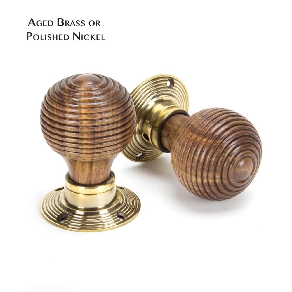 Rosewood Beehive Door Knobs