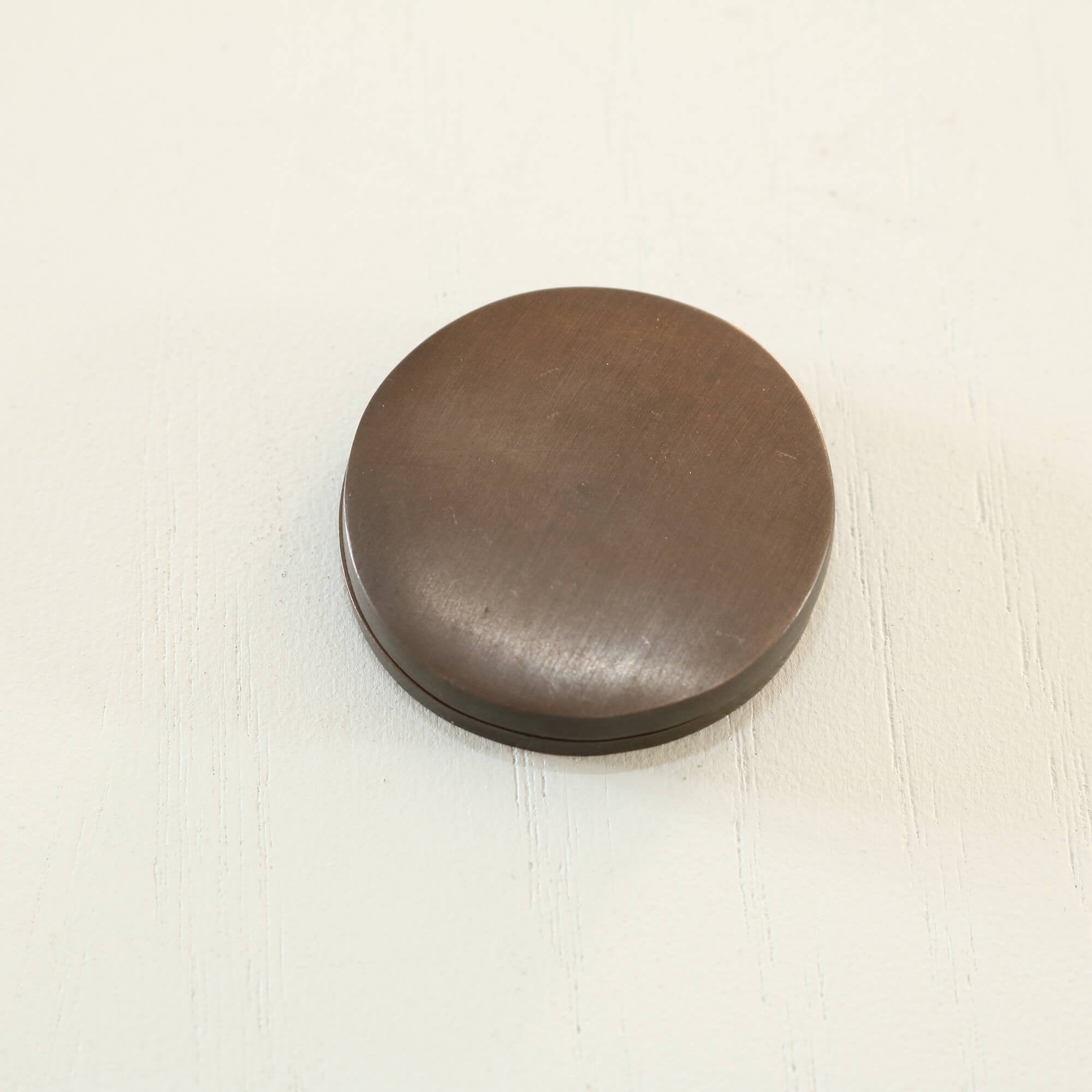 Real Aged Bronze Hatton Round Covered Escutcheon