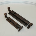 Real Aged Bronze Straight Door Bolts