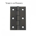 Solid Brass Washered Hinges - 3 x 2 Inch