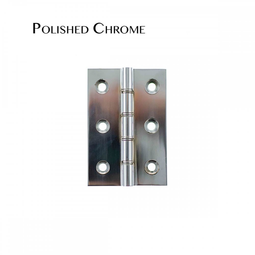 Solid Brass Washered Hinges - 3 x 2 Inch