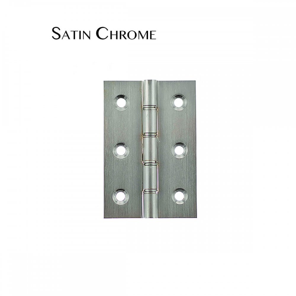 Solid Brass Washered Hinges - 3 x 2 Inch