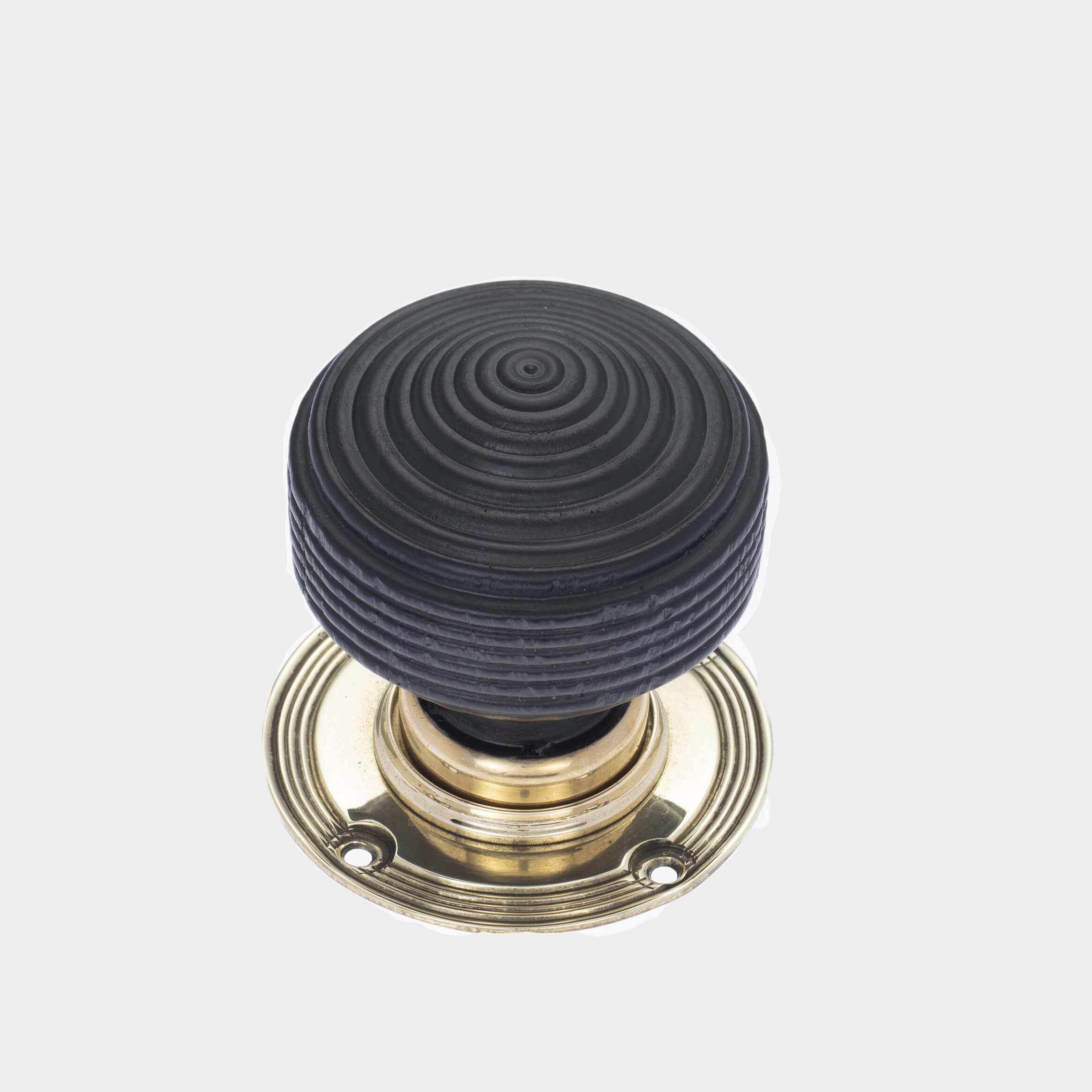 Edwardian Ebonised Door Knobs