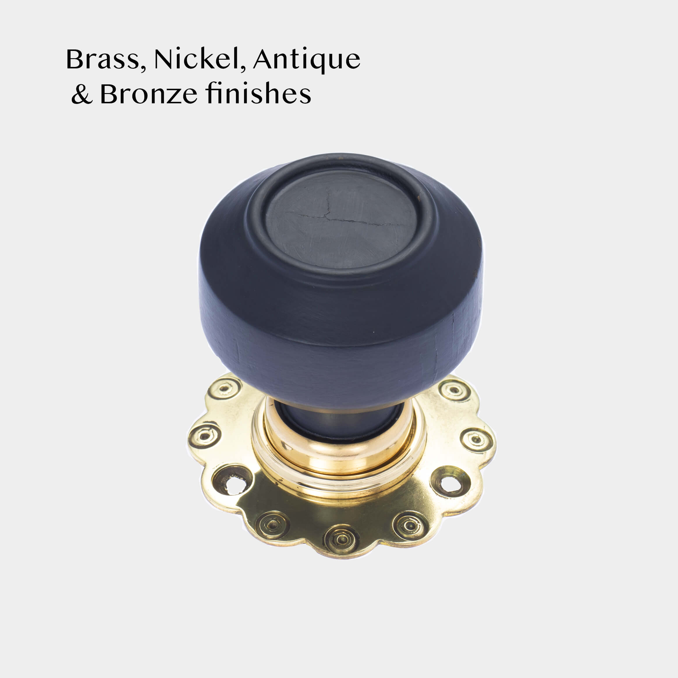 Savoy Ebonised Door Knobs