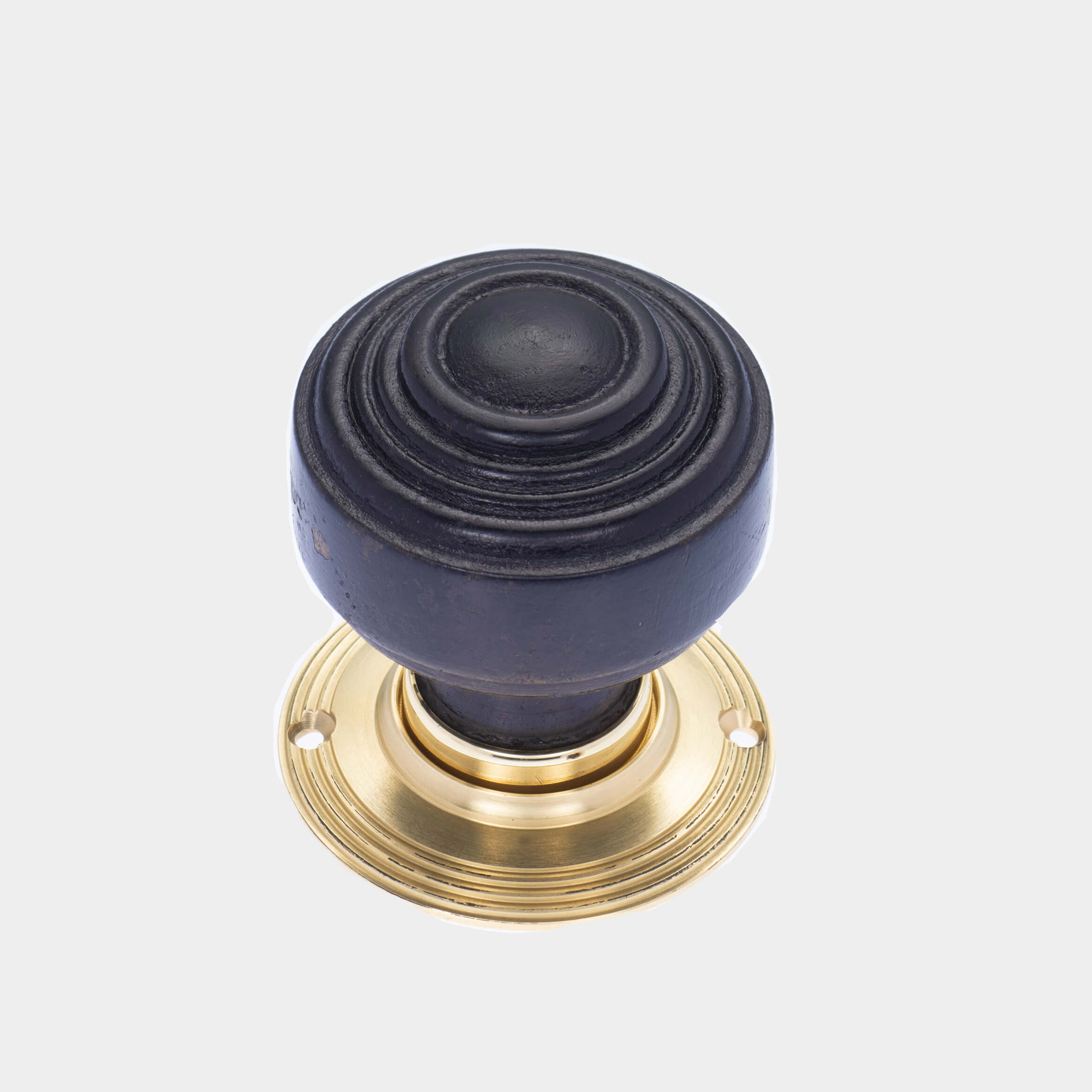 St Pauls Ebonised Door Knobs