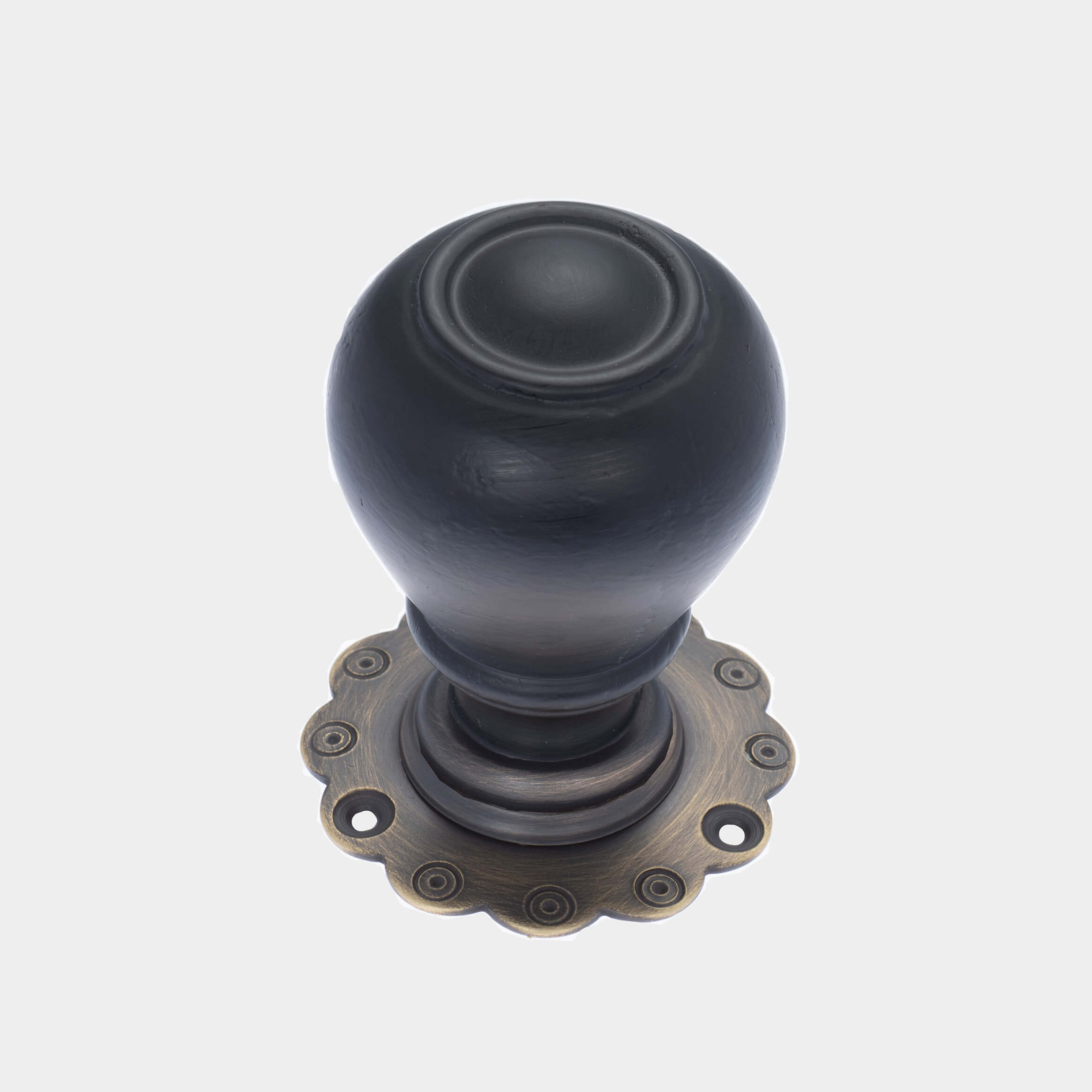 Tulip Ebonised Door Knobs