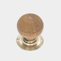Oak Squat Beehive Door Knobs