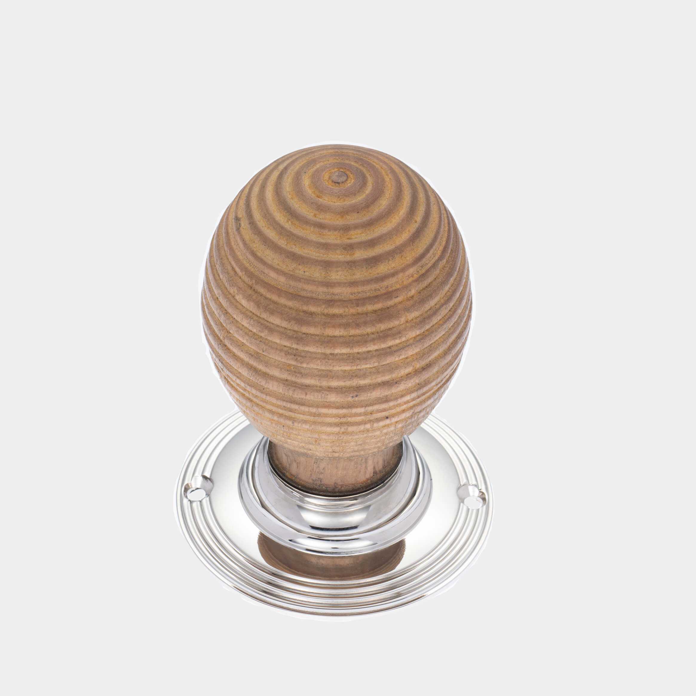 Oak Narrow Beehive Door Knobs