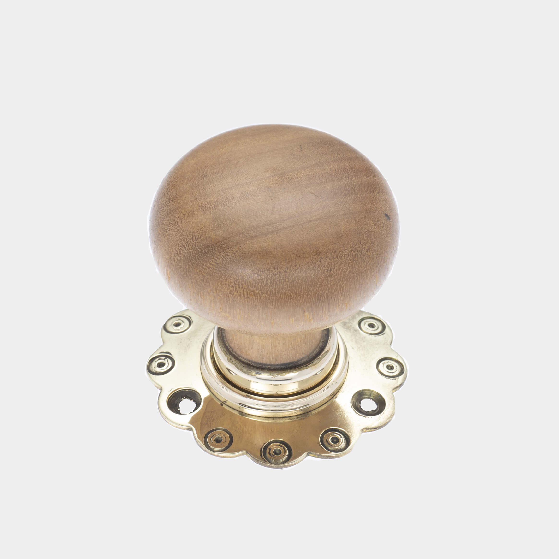 Oak Bun Door Knobs