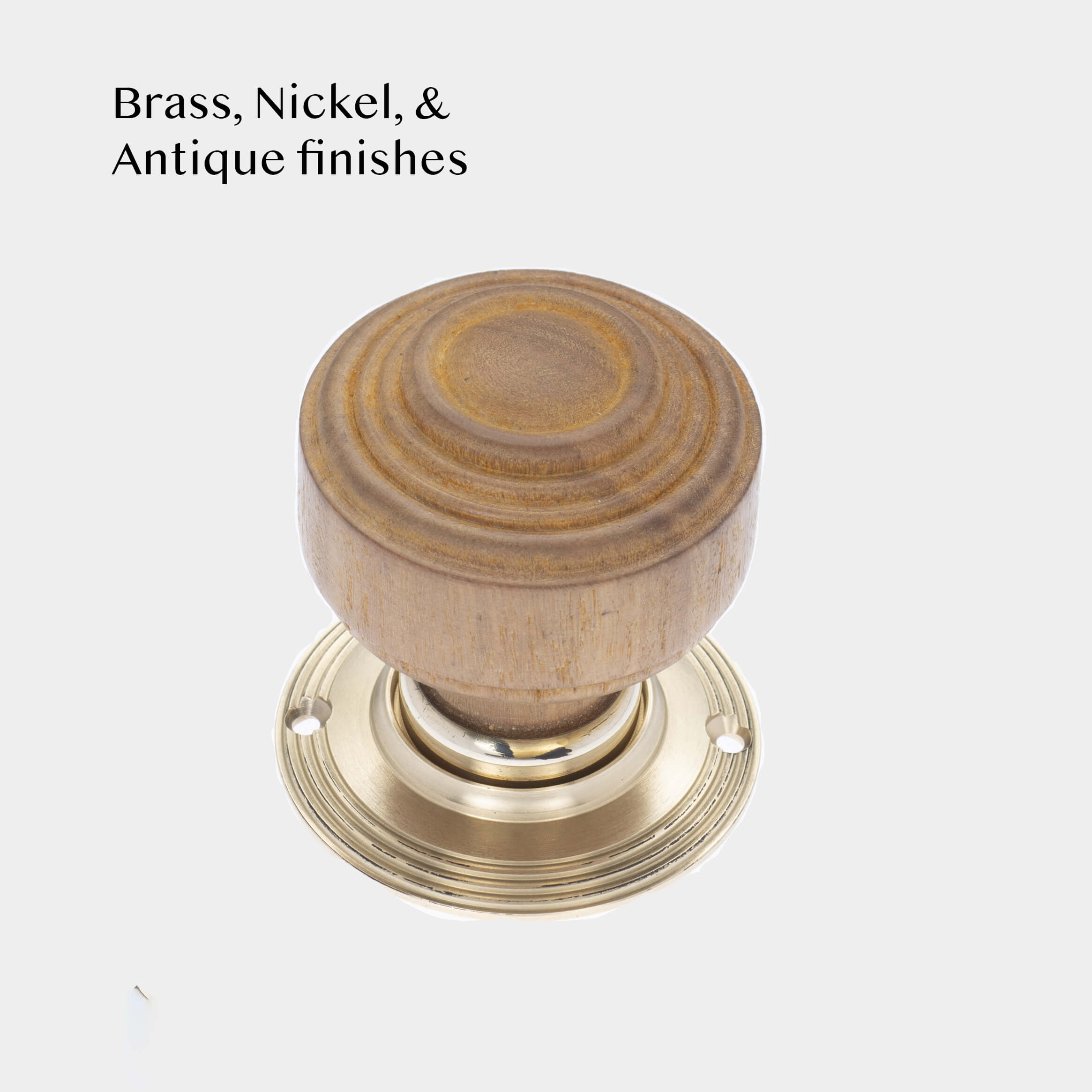 Oak St Pauls Door Knobs